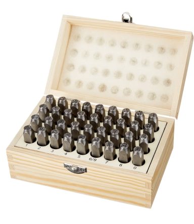 Stanzwerkzeug Buchstaben/Zahlen 8mm